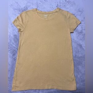 Women’s GAP Yellow crewneck Favorite T soft cotton Shirt (XS)